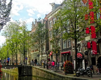 Amsterdam red light district