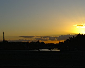 Sunset in Paris