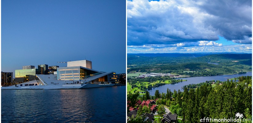 Oslo is a city where modern architecture blends pefectly with nature