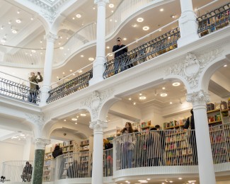 Carturesti Carusel is the most beautiful bookstore in Bucharest, located in the heart of the city, on a historical street from the Old Town