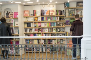 Some of the books from the Carturesti Carusel Bookstore in Bucharest