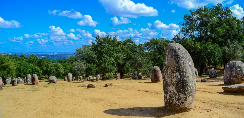 The Almendres Cromlech, a unique and unknown attraction in Portugal