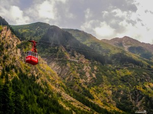 Balea lake - the last stop on the Transfagarasan road