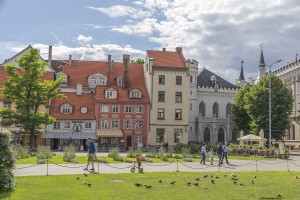 Beautiful architecture in Old Riga