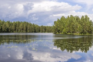 A stunning lake in the Nuuksio National Park