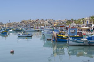What to see in Malta: Fisherman boats in Marsaxlokk