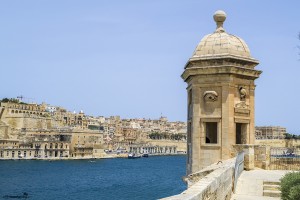 What to see in Malta: The view from the Safe Haven Gardens in Senglea