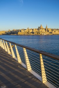 What to see in Malta: View of Valletta from Sliema