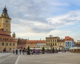 The Council Square from Brasov, Romania