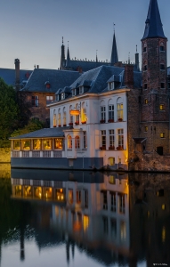 Nighttime in Bruges