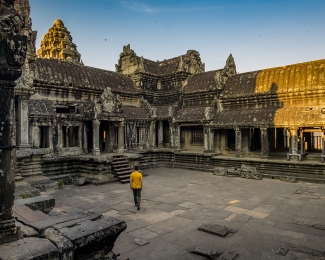 The beautiful Angkok Wat temple