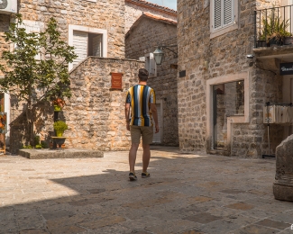 Alley of Budva, Montenegro