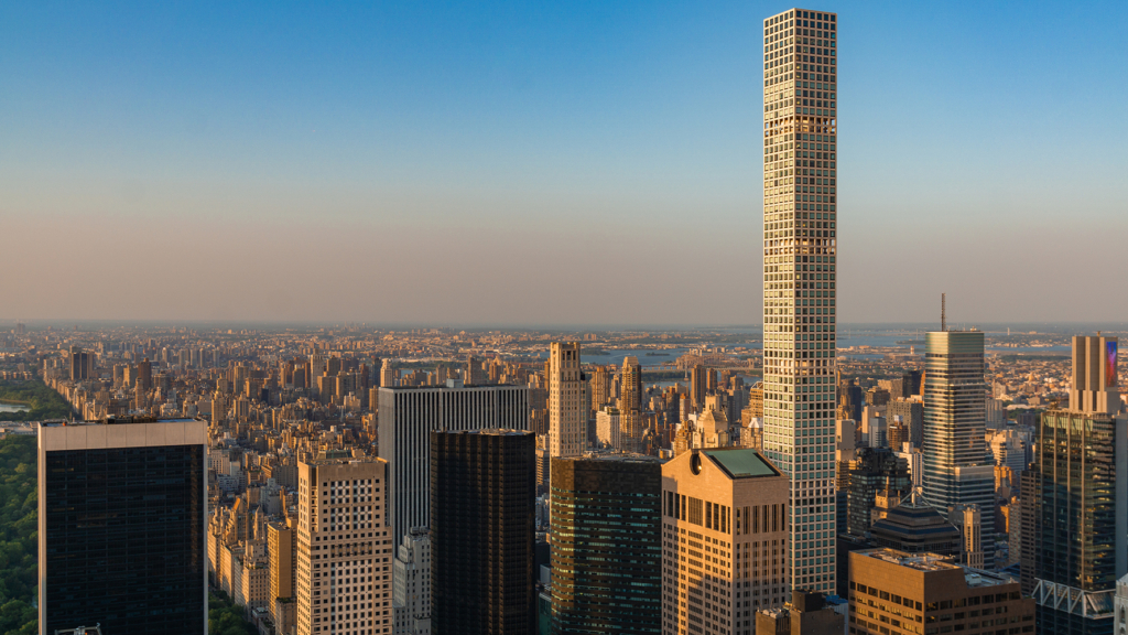 Sunset in New York from Top of the Rock