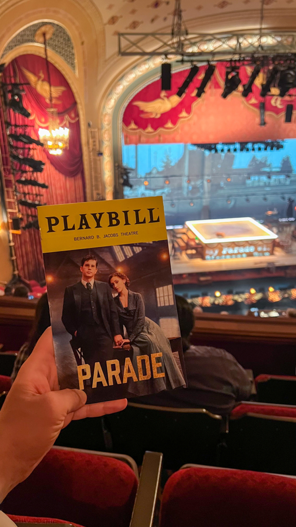 Ben Platt in Parade on Broadway, New York